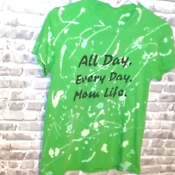 grunge bleach mod mom life tshirt - Picture 6 of 9